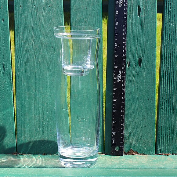 PartyLite Votive Holder β Fillable Glass Column β Holiday Decor β P8869T β 11.5" - Picture 7 of 9